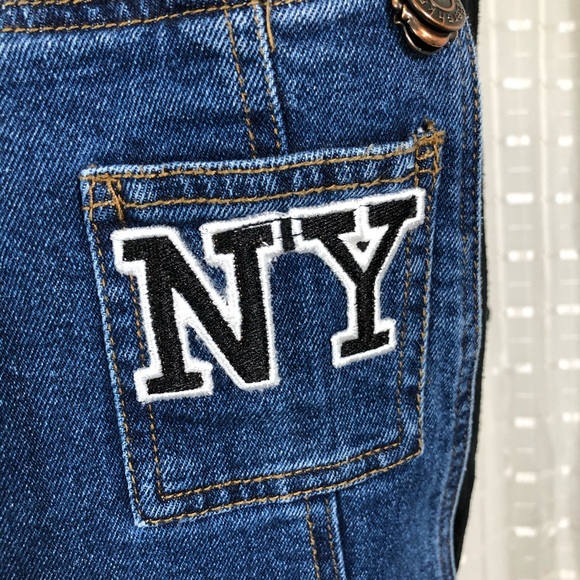 Bershka Distress Denim Overall Small - Picture 5 of 8